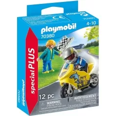 bambini con mini-moto