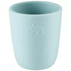 bicchiere mini mug, celeste - 100% silicone alimentare