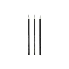 set di 3 ricariche per penne gel cancellabili - colore nero