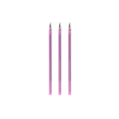 set di 3 ricariche per penne gel cancellabili - colore viola