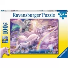 unicorno pegaso - puzzle 100 pezzi xxl