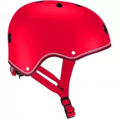 globber - caschetto primo light con luci xs/s (48-53cm) - rosso