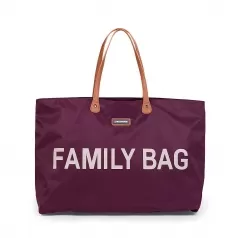 family bag - borsa weekend - 55 x 18 x 40 cm - melanzana