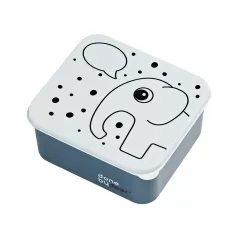 contenitore porta pranzo elphee, blu - 15,5x14x7 cm