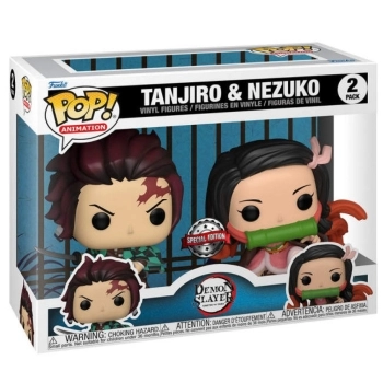 demon slayer - tanjiro & nezuko 2-pack - funko pop