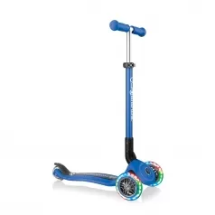 globber - primo foldable fantasy lights - monopattino pieghevole con luci - racing blue