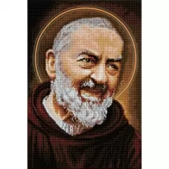 padre pio - diamond dotz simply ddr.001 32x47cm