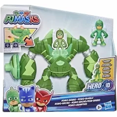 pj masks mech suit - robo-gecko con personaggio
