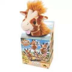 giraffe selfie - puzzle 3d + peluche