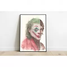 stampa originale - dc joker glow in the dark,  si illumina al buio!! 30x40cm - gi/sa