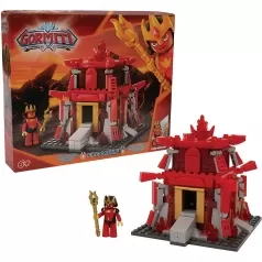 gormiti - fire castle - set di costruzione con personaggio