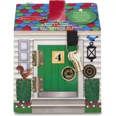 doorbell house - casa in legno - include 4 personaggi e chiavi funzionanti!