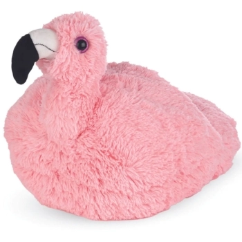peluche scaldapiedi - fenicottero 30cm