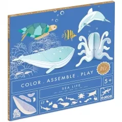 animali da creare e colorare - vita marina