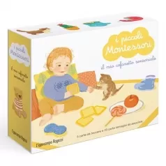 i piccoli montessori. il mio cofanetto sensoriale. con 20 carte ambientali. con 5 carte tattili