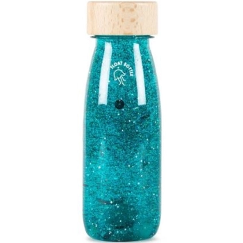 petit boum - bottiglia sensoriale float turquoise