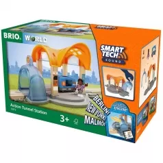 stazione ferroviaria con tunnel azione smart tech sound