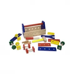 kit degli attrezzi in legno - 24 pezzi - ottima idea regalo!
