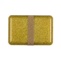 contenitore porta pranzo glitter - oro - senza bpa!