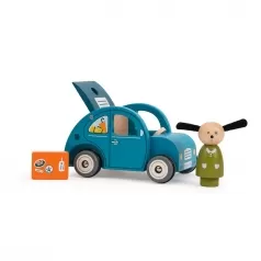 macchinina in legno 2cv, la grande famille