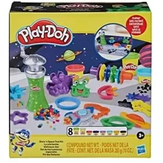 play-doh - set nello spazio con 8 vasetti e accessori