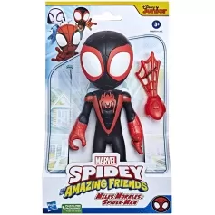 marvel spidey e i suoi fantastici amici - miles morales spiderman mega 25cm