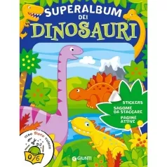 superalbum dei dinosauri. con adesivi