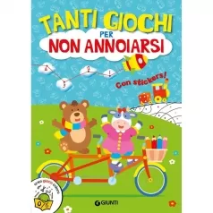 tanti giochi per non annoiarsi. con adesivi