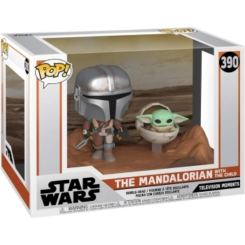 star wars - the mandalorian with the child - funko pop 390