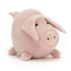 higgledy porcellino rosa peluche 9cm