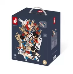 brico'kids fustino bricolage 50 pezzi in legno