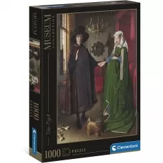 the arnolfini portrait (van eyck) - museum collection - puzzle 1000 pezzi