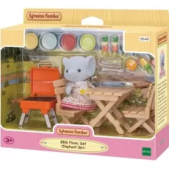 set barbeque per picnic - ragazza elefante