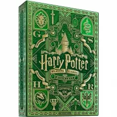 harry potter serpeverde - mazzo poker dorso verde