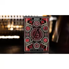 avengers red edition - mazzo di carte - poker e ramino