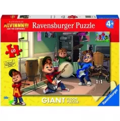 alvin - puzzle 60 pezzi pavimento