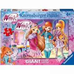 winx - puzzle 60 pezzi pavimento