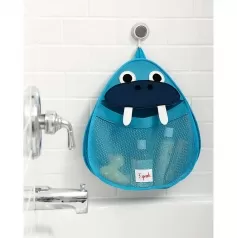 contenitore portagiochi da bagno - tricheco - neoprene antimuffa