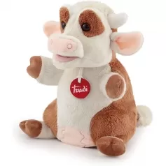 marionetta mucca - peluche 30cm
