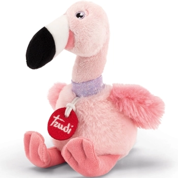 trudi friends - fenicottero - peluche 15cm