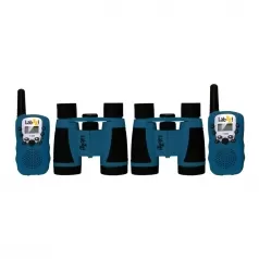 levenhuk labzz - set con walkie talkie e binocoli blu wtt10