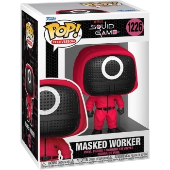 netflix: squid game - masked worker 9cm - funko pop 1226