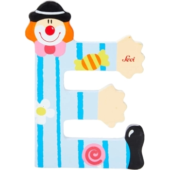 lettera e clown
