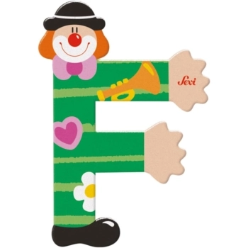 lettera f clown