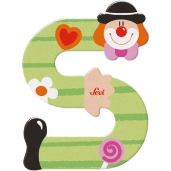 lettera s clown