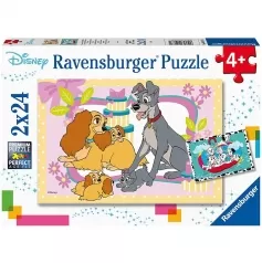 i cuccioli preferiti della disney - puzzle 2x24 pezzi