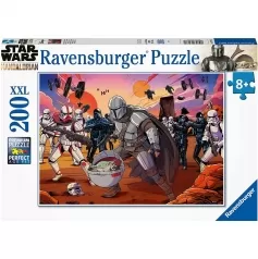 the mandalorian face off - puzzle 200 pezzi xxl