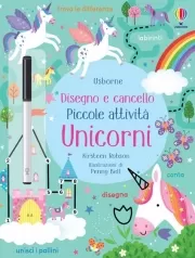 unicorni. piccole attivita. disegno e cancello. ediz. a colori