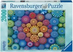 arcobaleni mandala - puzzle 2000 pezzi