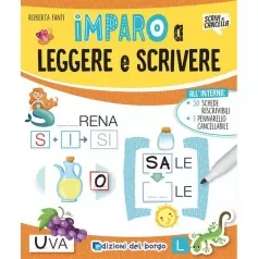 imparo a leggere e scrivere. ediz. a colori. con 50 schede riscrivibili. con pennarello cancellabile